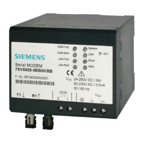 Siemens 7XV5655-0BB00 manual