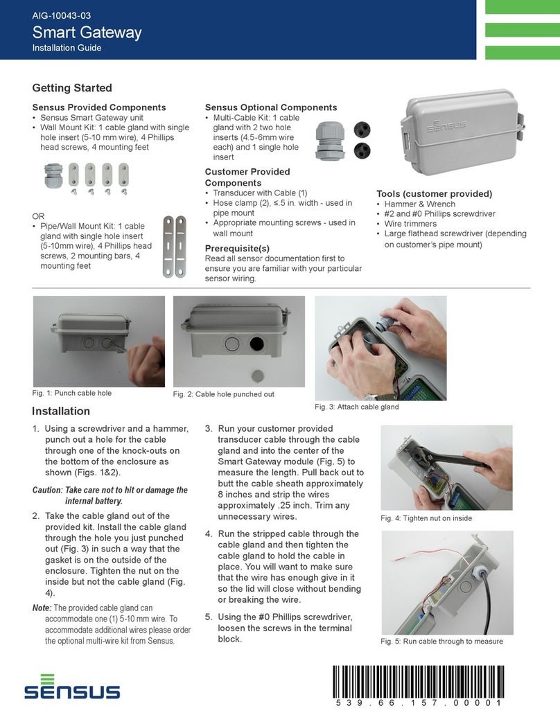 Sensus AIG-10043-03 installation guide