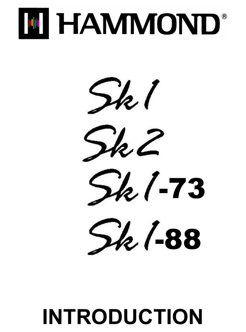 Hammond Sk-series introduction