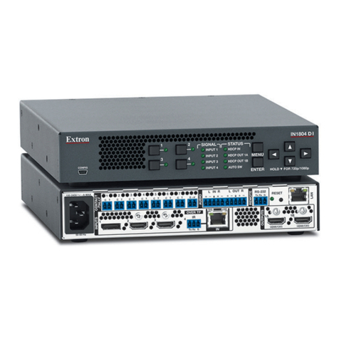 Extron electronics IN1804 Series User manual