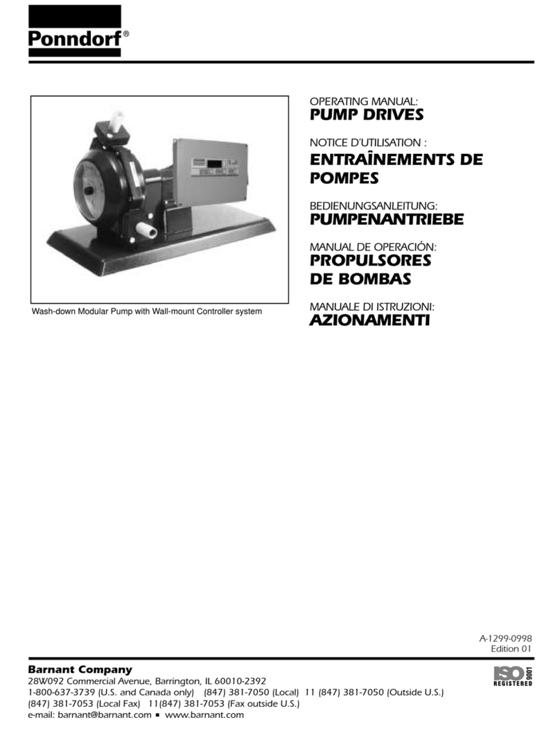 PONNDORF PX27-160XBX Series operating manual