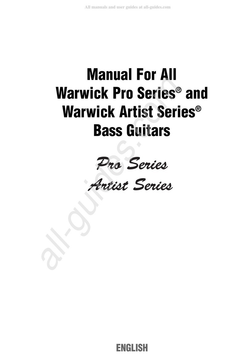 Warwick Pro Series manual