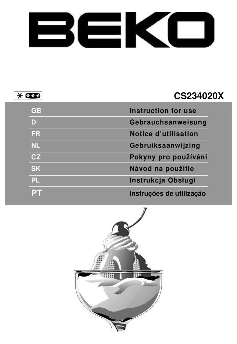 Beko CS234020X User manual
