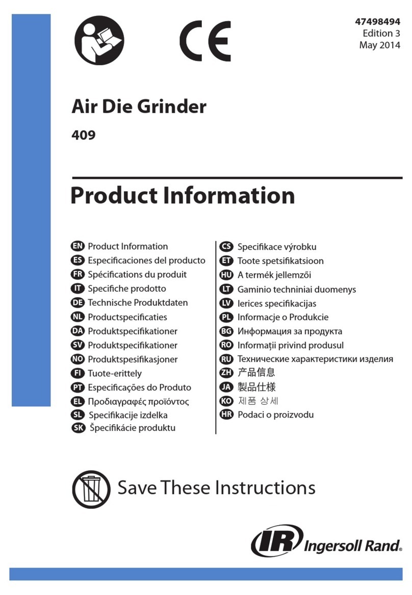 Ingersoll-Rand 409 User manual