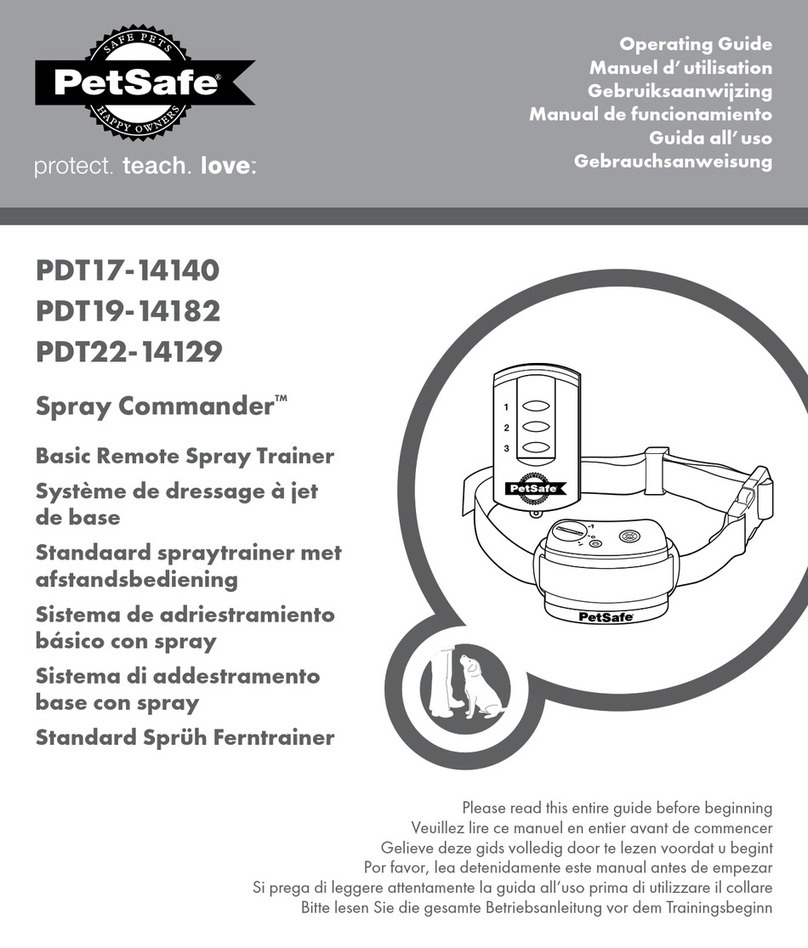 Petsafe Spray Commander PDT17-14140 operating guide
