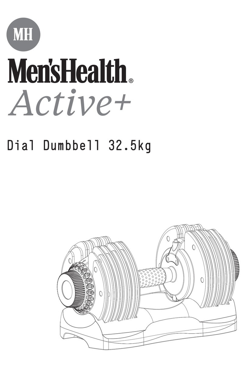 Men'sHealth Active+ Dial Dumbbell 32.5kg manual