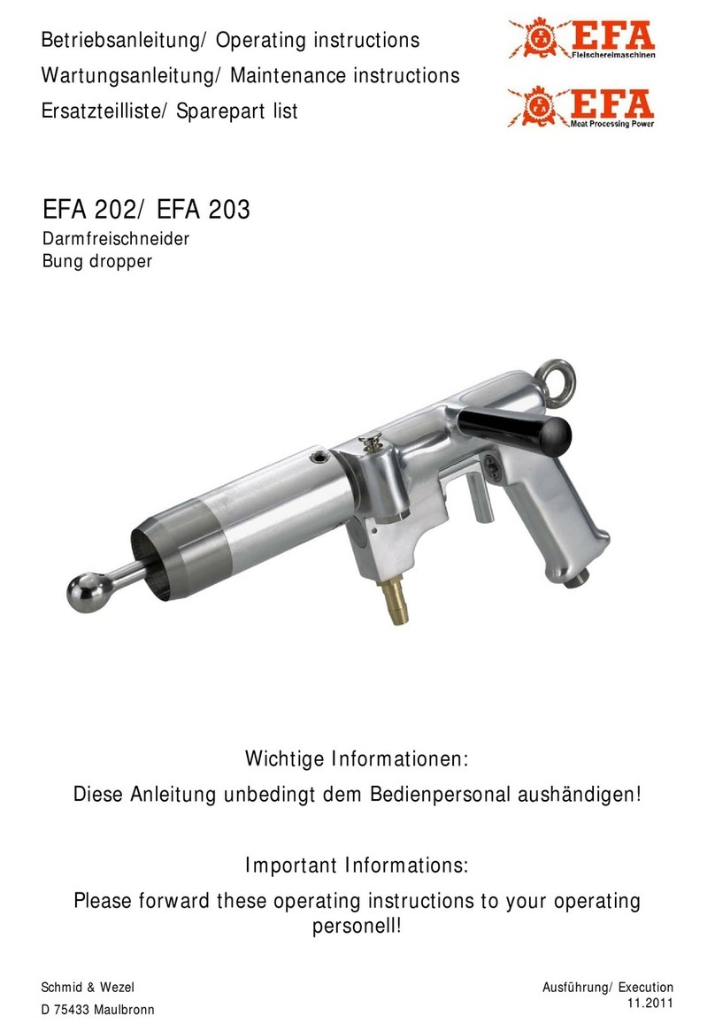 EFA 202 Operating and maintenance instructions
