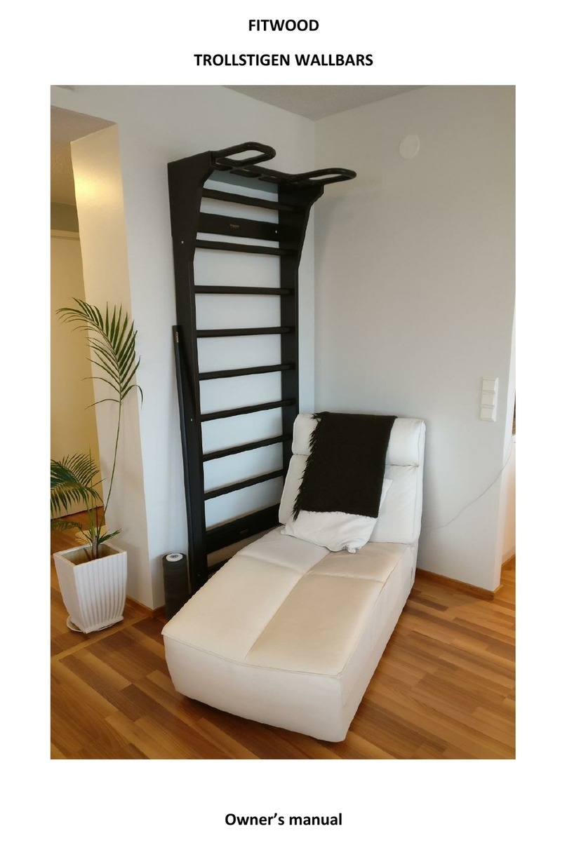 Fitwood TROLLSTIGEN WALLBARS owner's manual