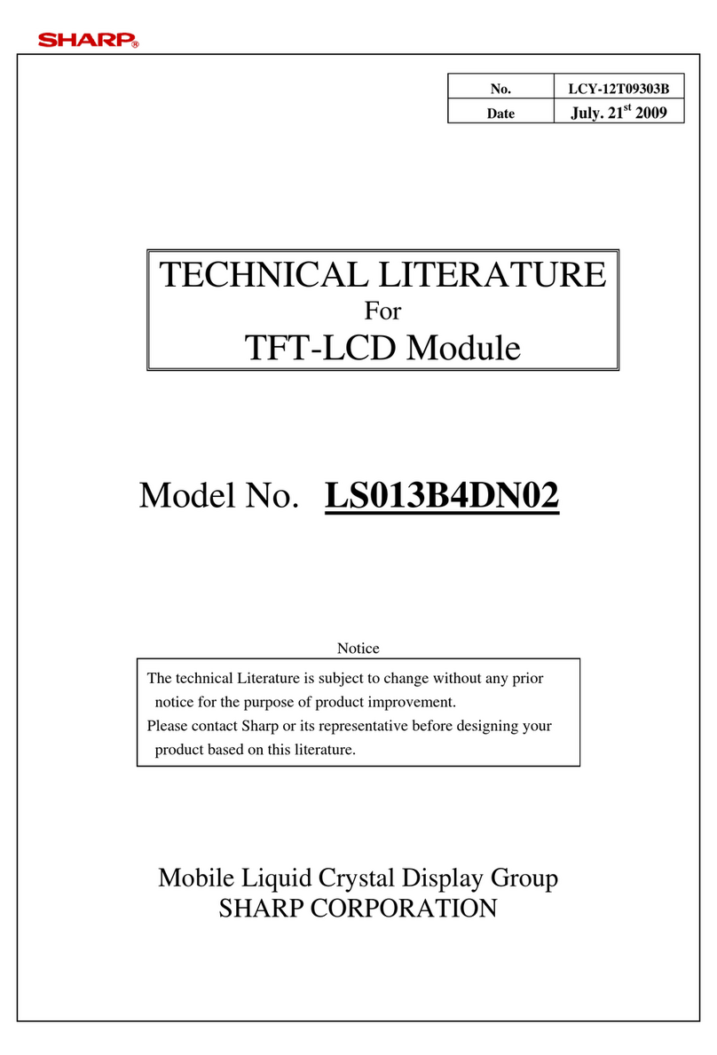 Sharp LS013B4DN02 User manual