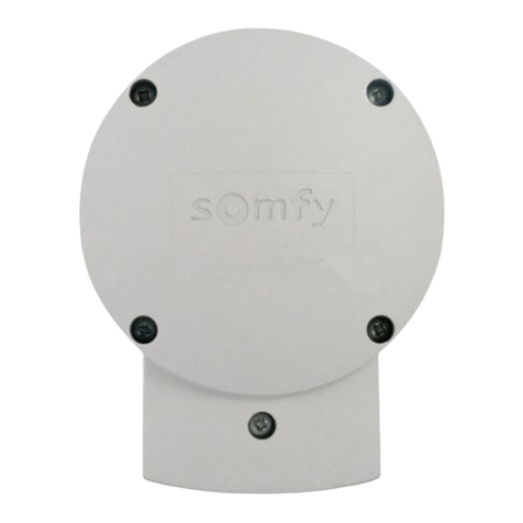 SOMFY Heating Mod/Var Receiver RTS User manual