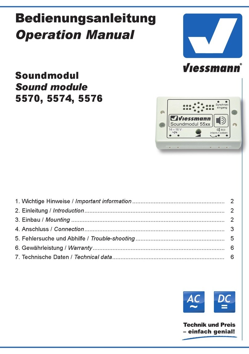 Viessmann 5574 Operation manual
