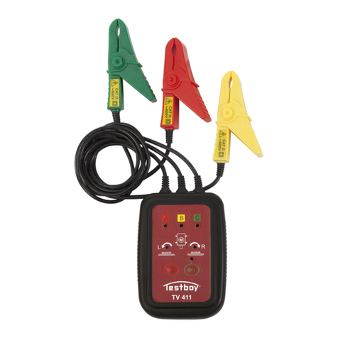 Testboy TV 411 operating instructions