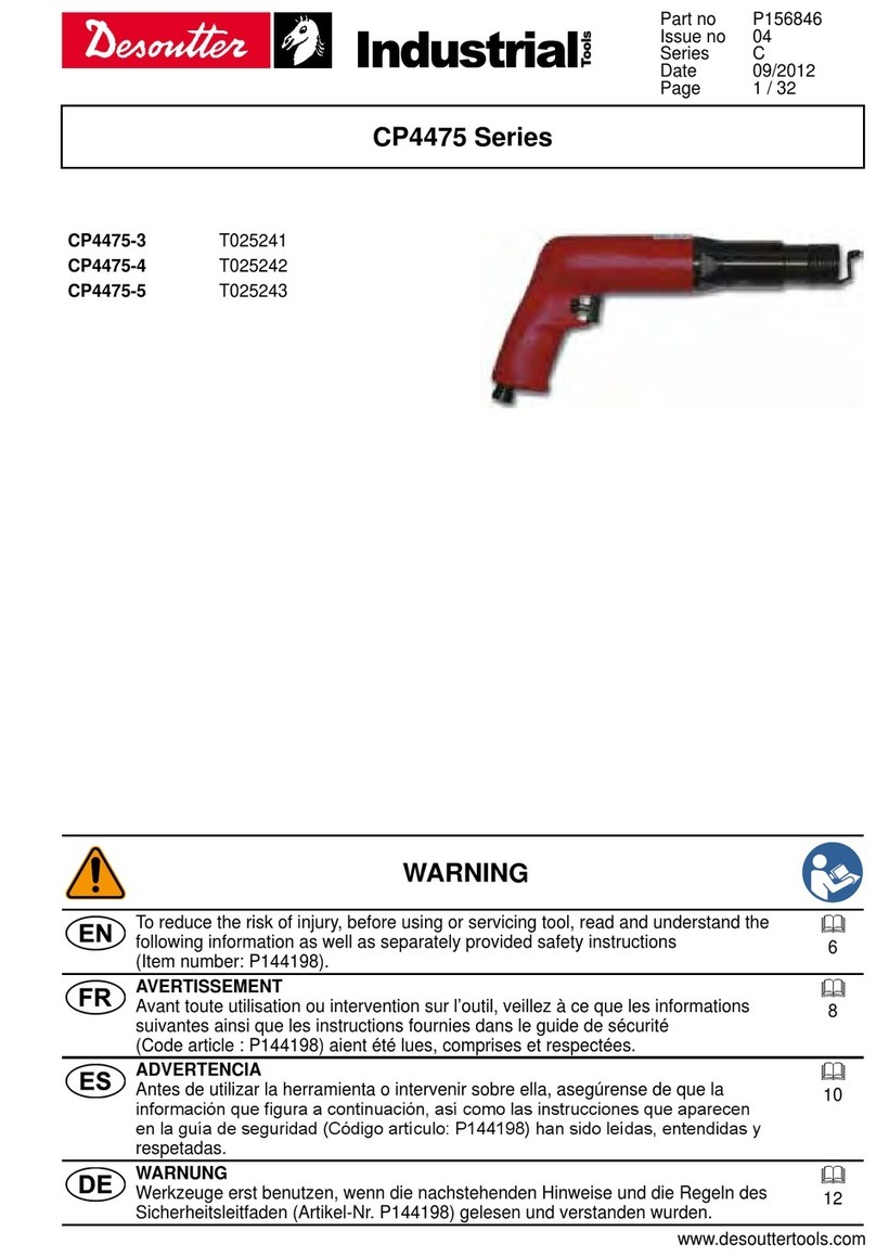 Desoutter CP4475 Series manual
