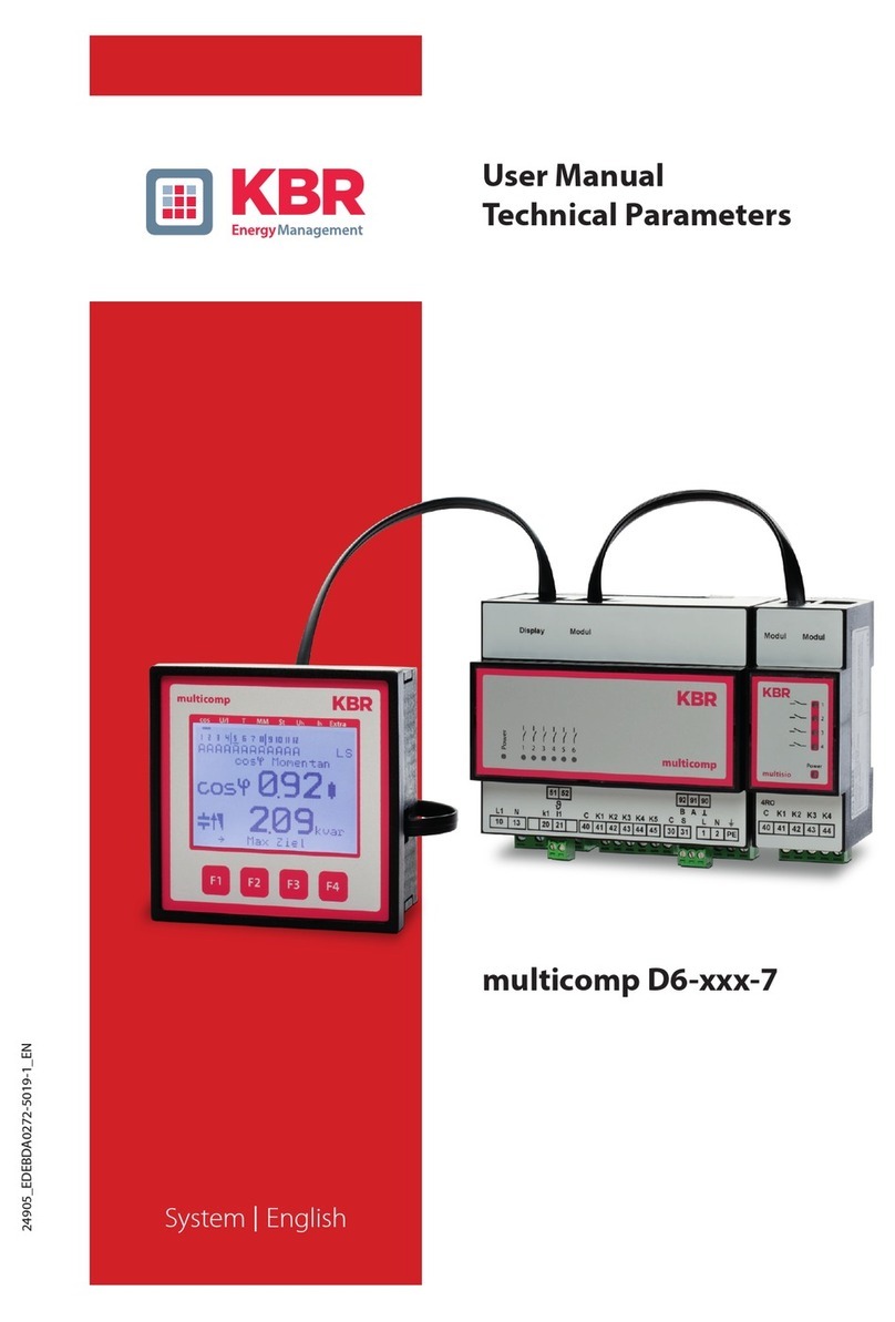 KBR multicomp D6 7 Series User manual