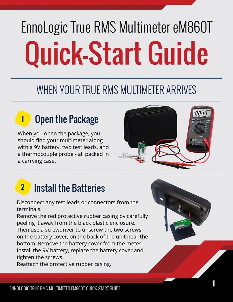 ennoLogic eM860T True RMS quick start guide