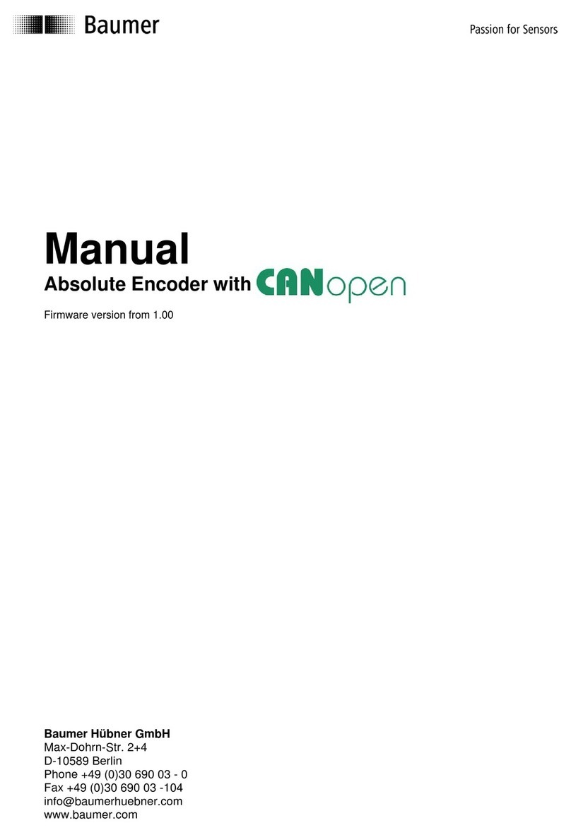 Baumer CiA DS-301 User manual