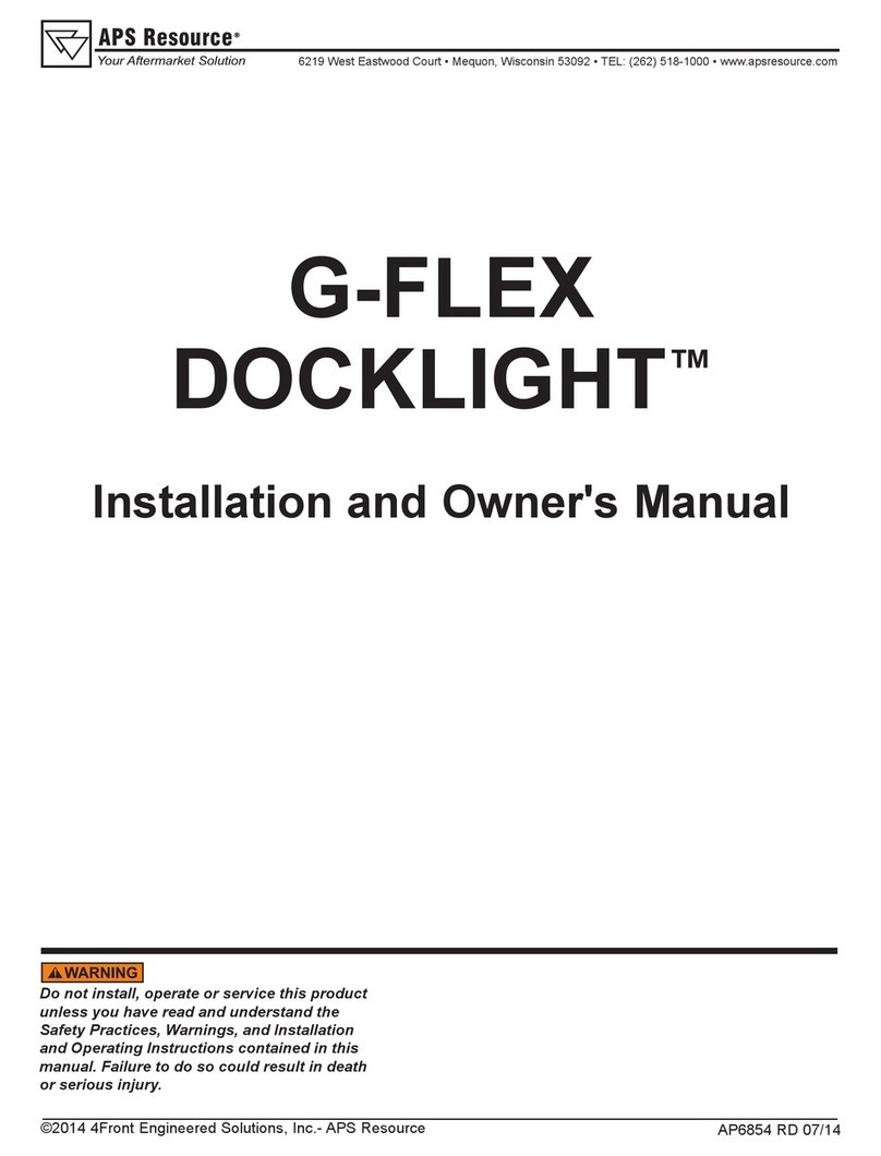 APS Resource G-Flex DockLight Installation and owner's manual