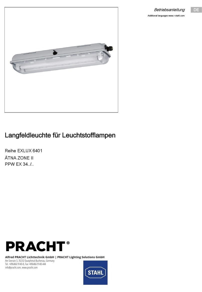 Stahl PRACHT EXLUX 6401 Series operating instructions