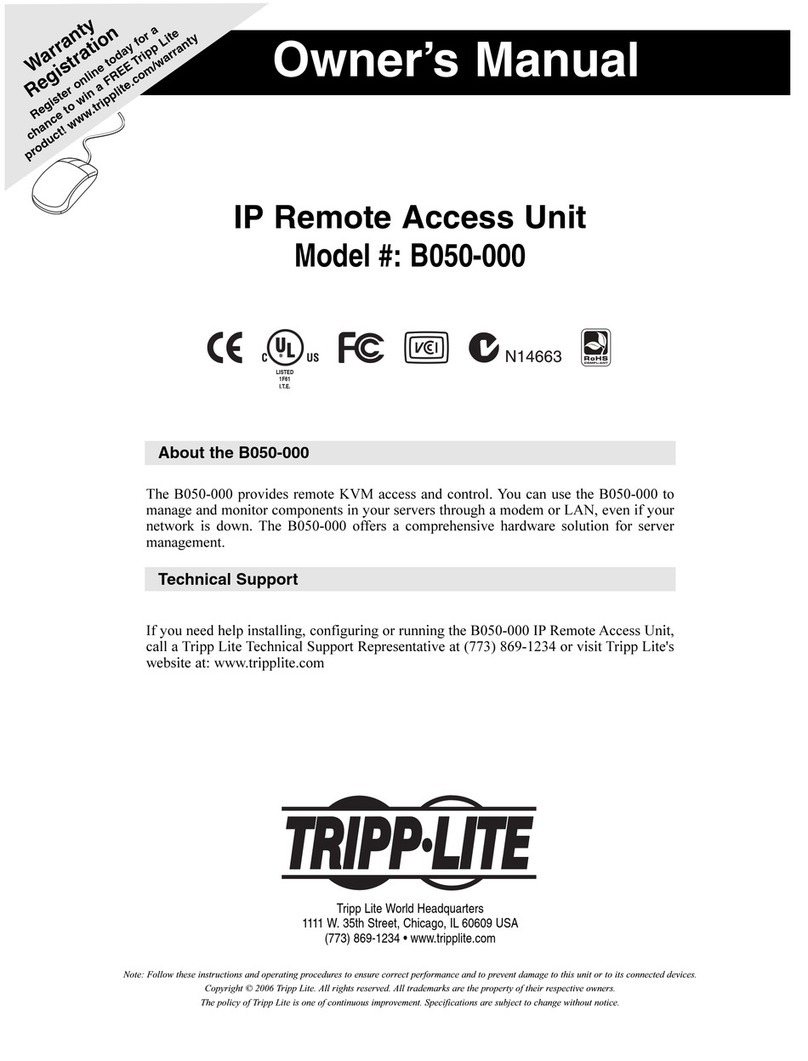 Tripp Lite B050-000 owner's manual