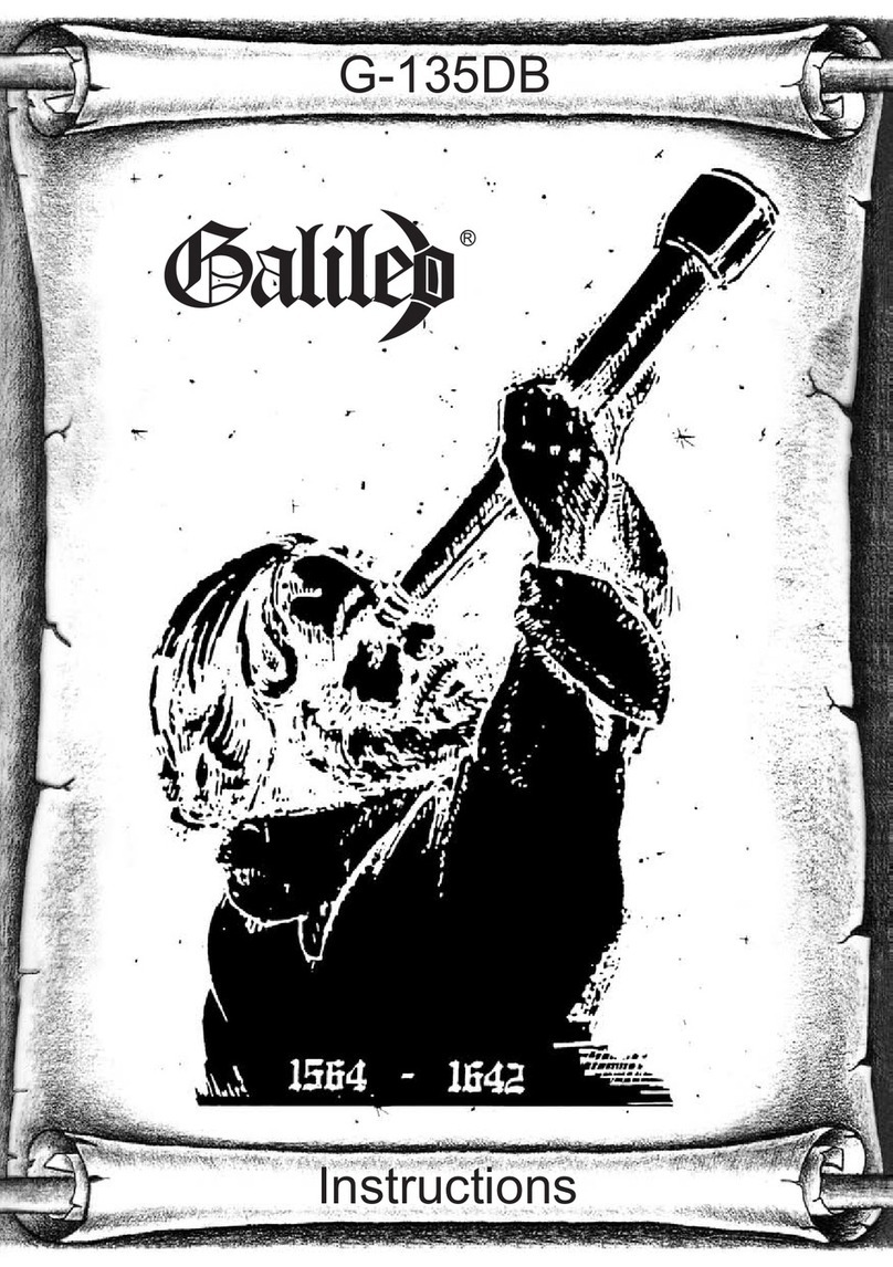 Galileo G-135DB User manual