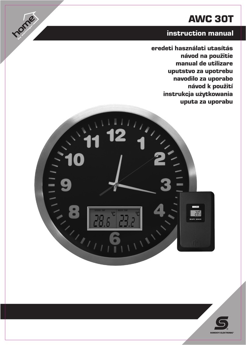 Somogyi home AWC 30T instruction manual