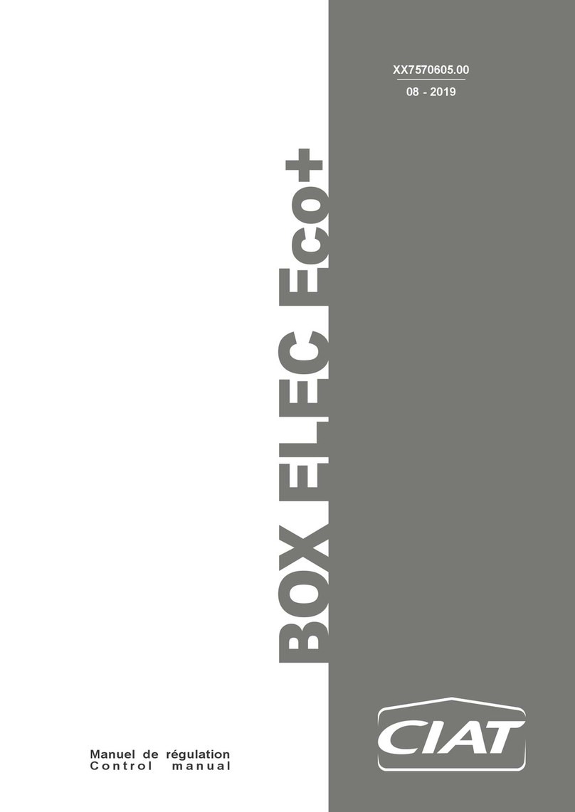 CIAT BOX ELEC Eco+ Use and maintenance manual