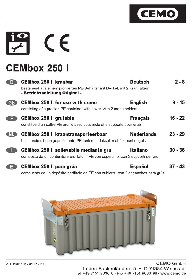 CEMO CEMbox 250 l User manual