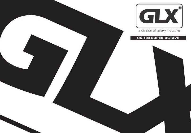 GLX OC-100 SUPER OCTAVE owner's manual