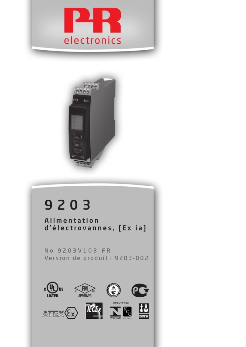 PR electronics 9203 Series manual
