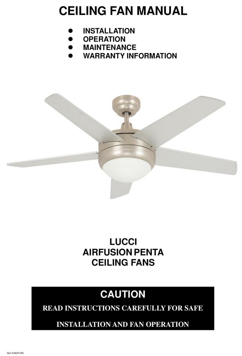 LUCCI Airfusion Penta Owner's manual LUCCI Airfusion Penta Owner's manual