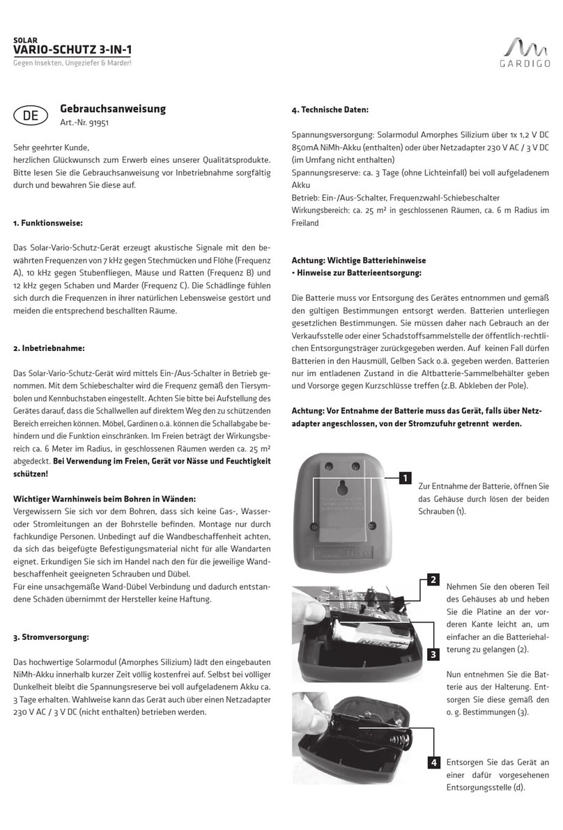 Cardigo 91951 User manual