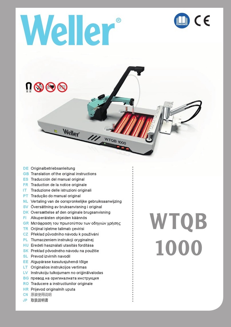 Weller WTQB 1000 Translation of the original instructions