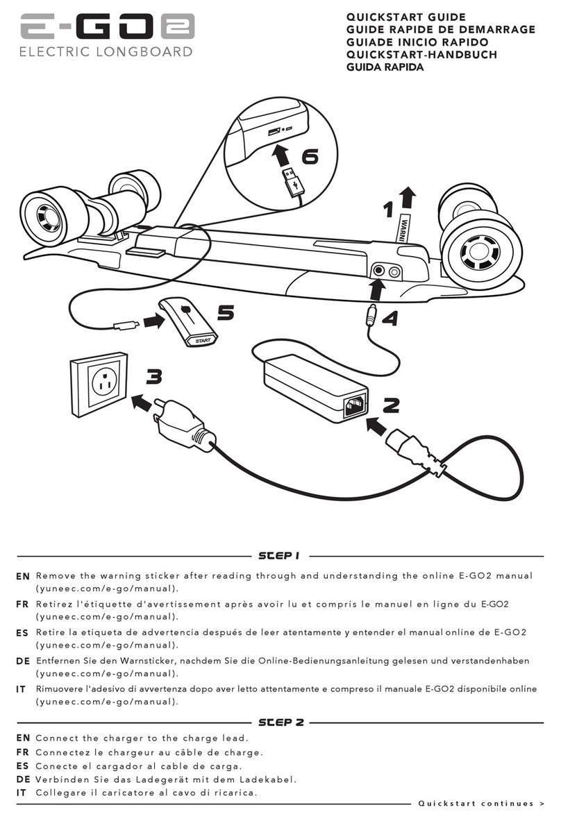 YUNEEC E-GO 2 quick start guide
