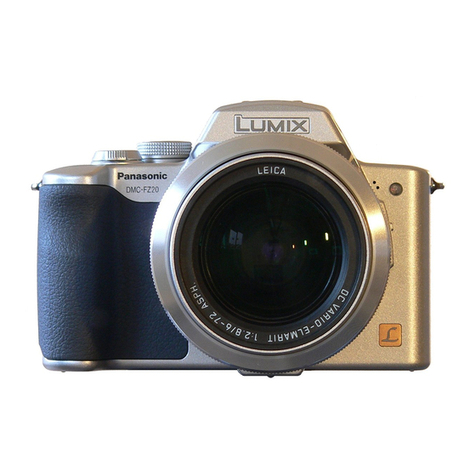 Panasonic DMCFZ20PP - DIGITAL STILL CAMERA User manual Panasonic DMCFZ20PP - DIGITAL STILL CAMERA User manual