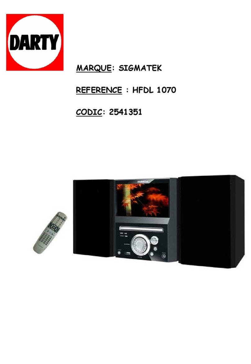SIGMA TEK HFDL1070 manual