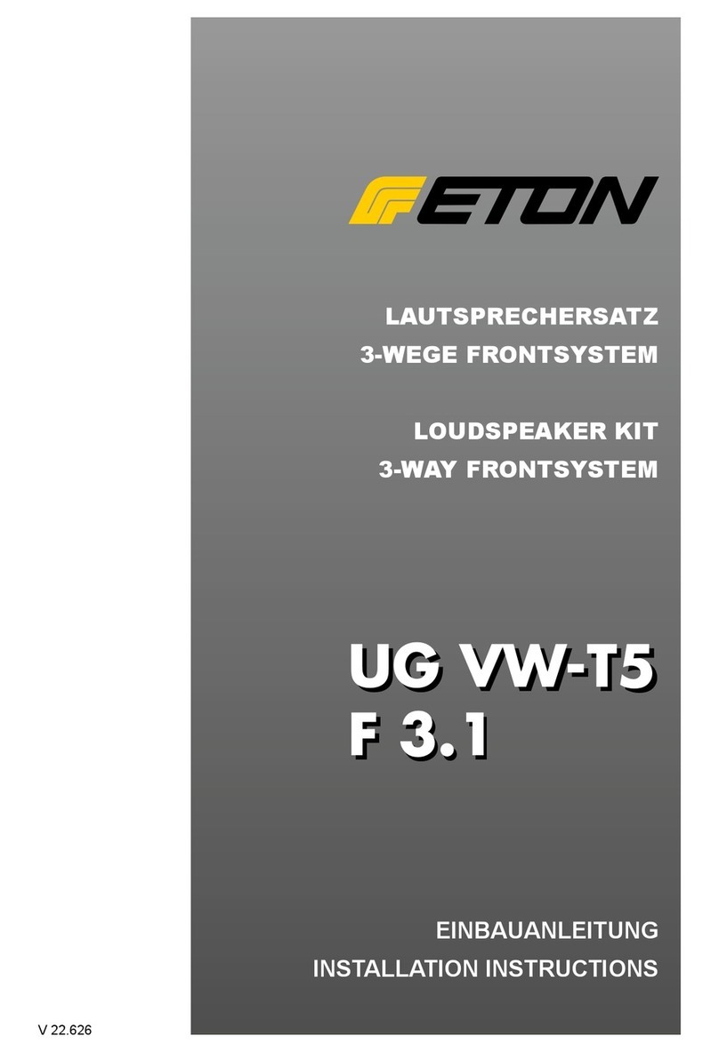 Eton UG VW-T5 F 3.1 User manual