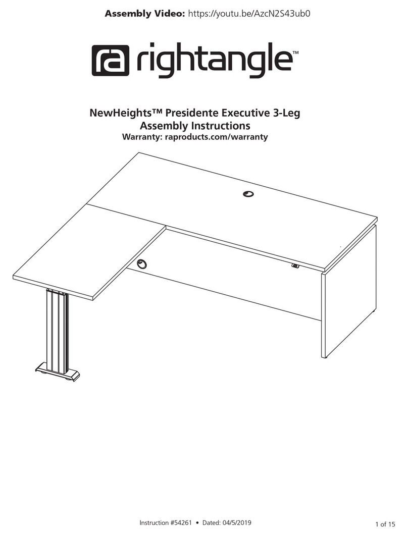 RIGHT ANGLE NewHeights Presidente Assembly instructions