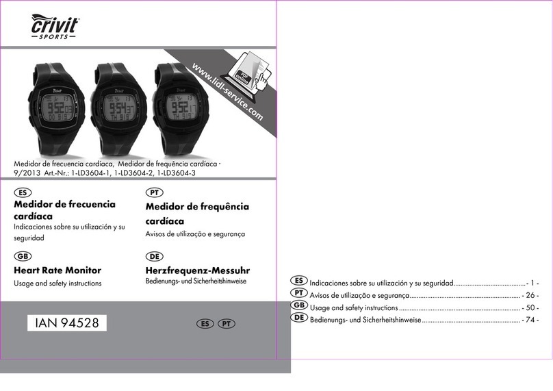 Crivit 1-LD3604-1 Usage and safety instructions