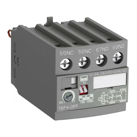ABB TEF4-OFF operating instructions