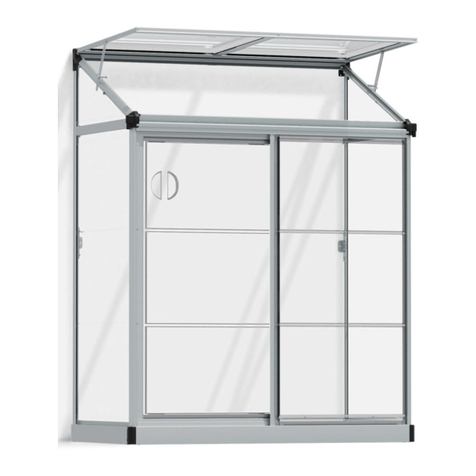 Palram Lean To Grow House 4x2 manual
