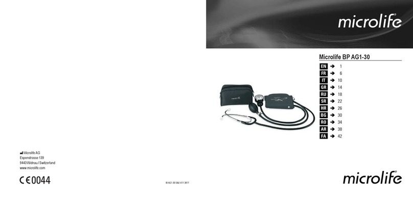 Microlife BP AG1-30 User manual