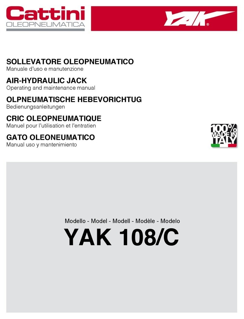 Cattini YAK 108/C Operating instructions