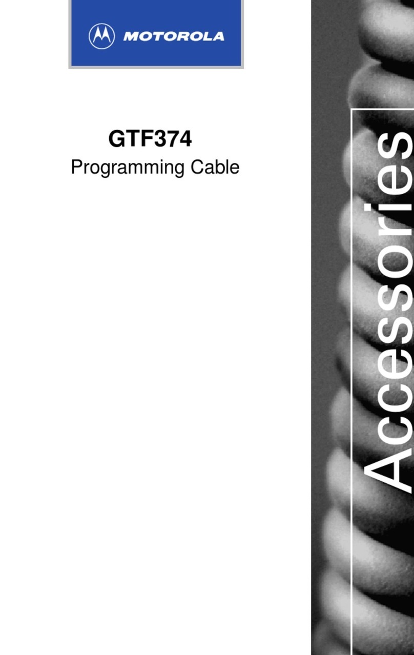 Motorola GTF374 quick start guide