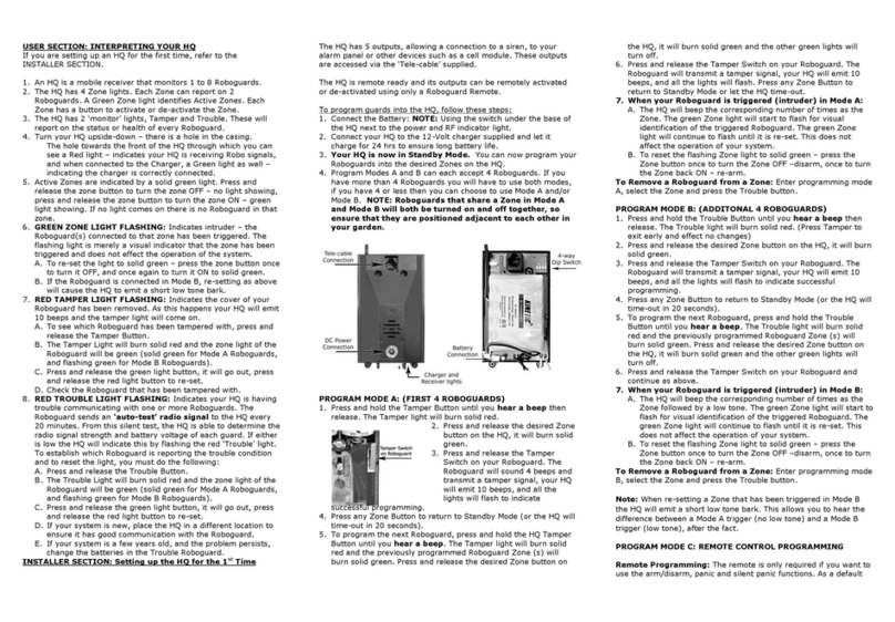 RoboGuard HQ user manual