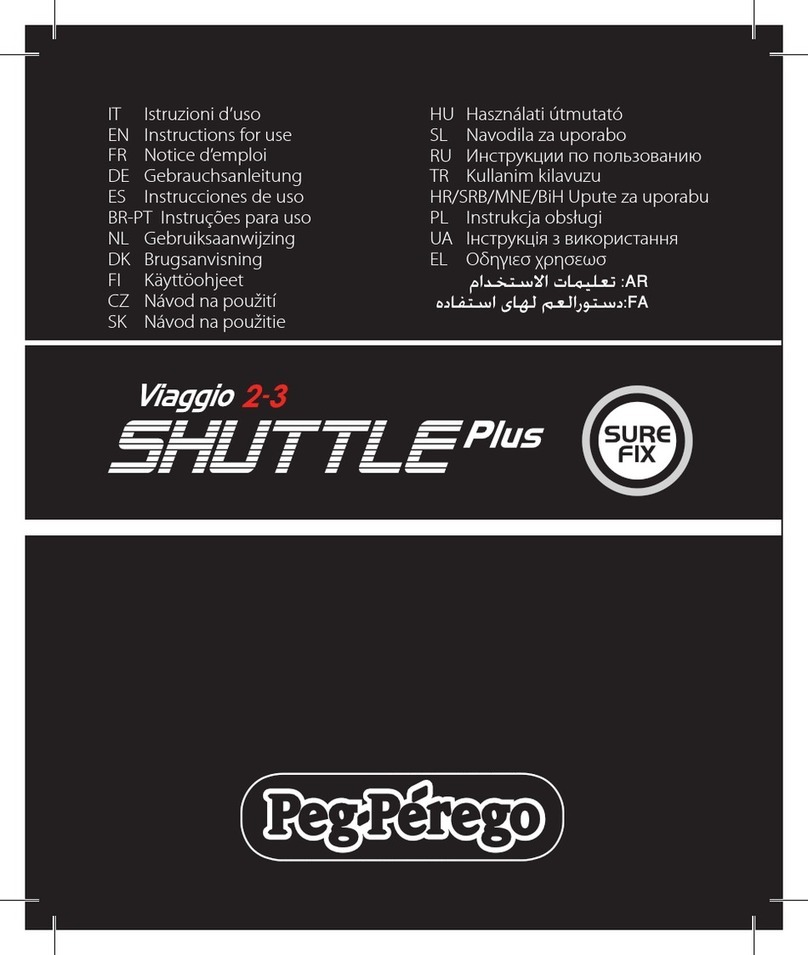 Peg-Perego Viaggio 2-3 Shuttle Plus User manual
