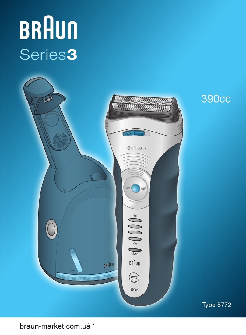 Braun Series 3 User manual Braun Series 3 User manual
