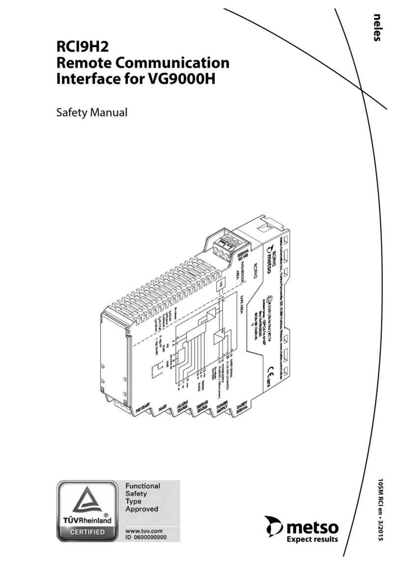 Metso neles RCI9H2 Safety manual