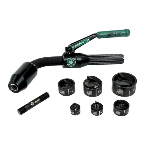 Greenlee Quick Draw Series User manual