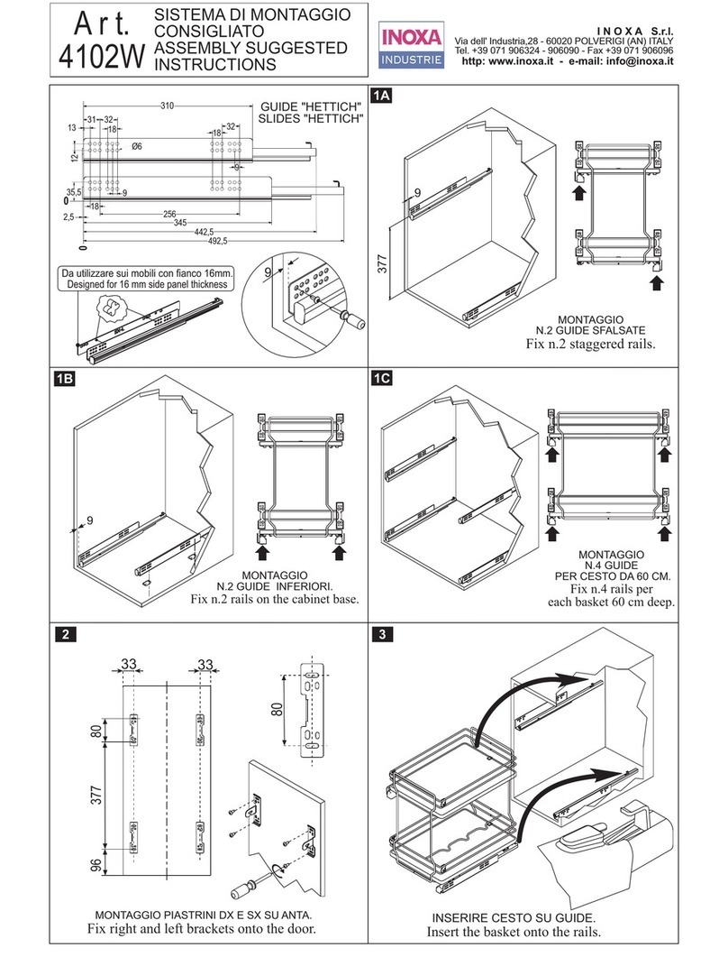 INOXA 4102W Assembly instructions