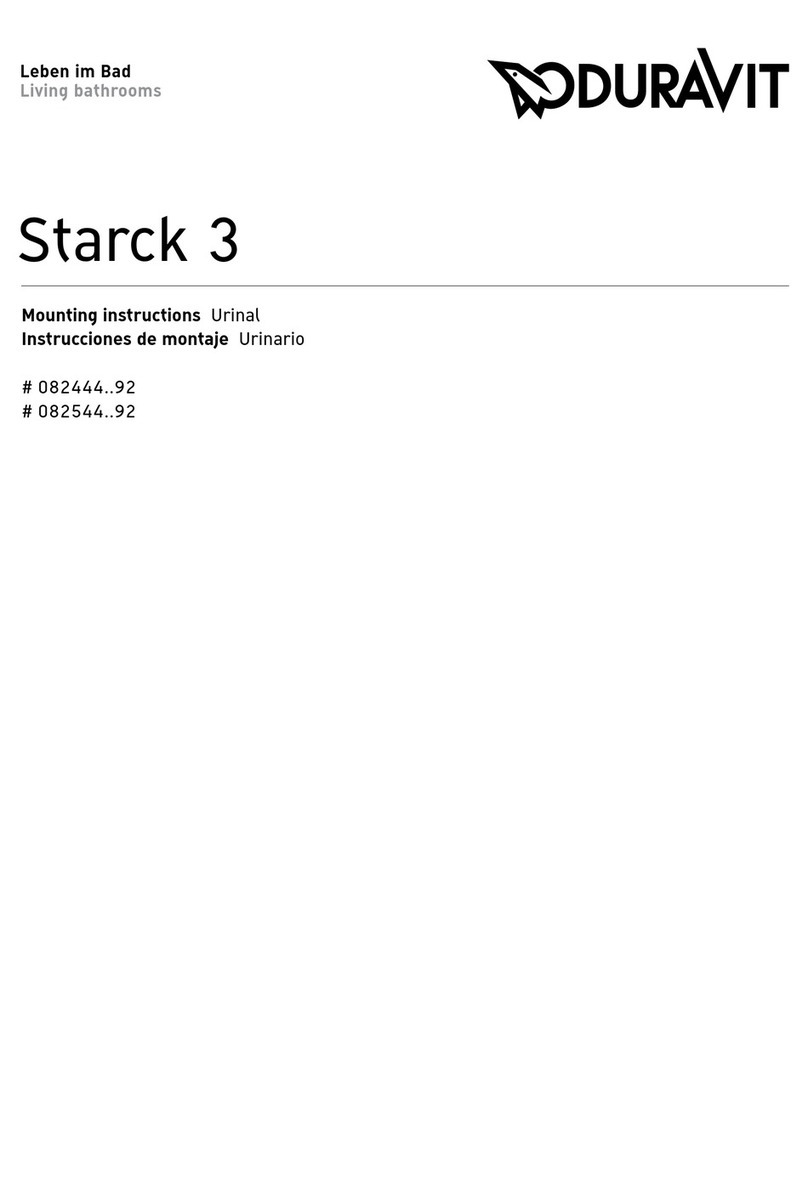 DURAVIT Starck 3 Series User manual
